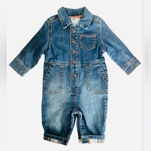 Classic Blue Denim Kids Bodysuit